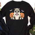 Halloween Raccoon Long Sleeve Shirt