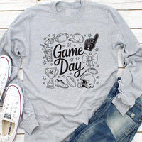Game Day Doodle Long Sleeve Shirt