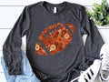 Floral Football Long Sleeve Shirt