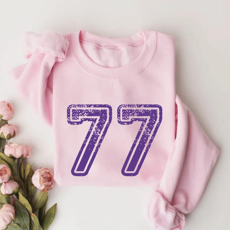 Custom Football Number Sweatshirt