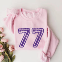 Custom Football Number Sweatshirt