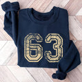 Custom Football Number Sweatshirt