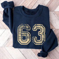 Custom Football Number Sweatshirt
