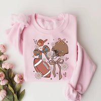Football Coquette Sweatshirt