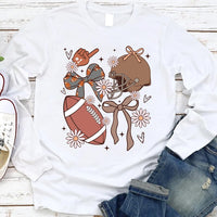 Football Coquette Long Sleeve Shirt