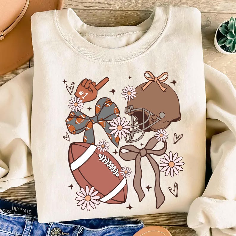 Football Coquette Sweatshirt