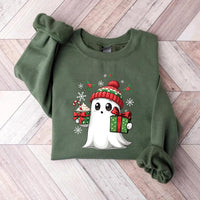 Ghost Santa Christmas Sweatshirt