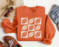Checkered Football Sweatshirt