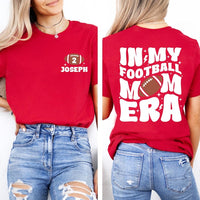 In My Football Mom Era Short Sleeve T-Shirt, Two-Sided