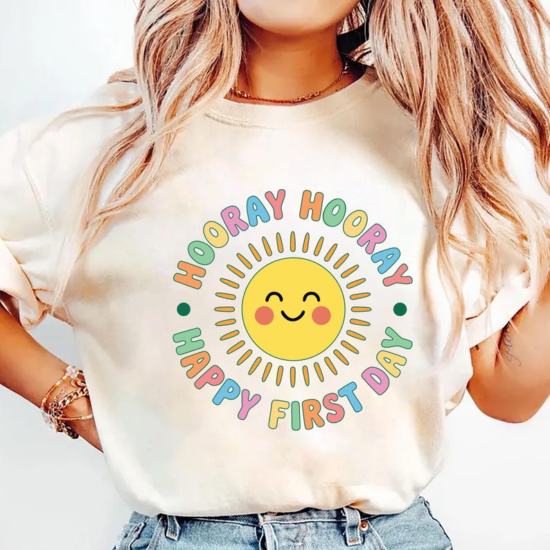 Happy First Day of School Short Sleeve T-Shirt