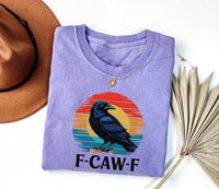 Retro F-Caw-F Crow Short Sleeve T-Shirt