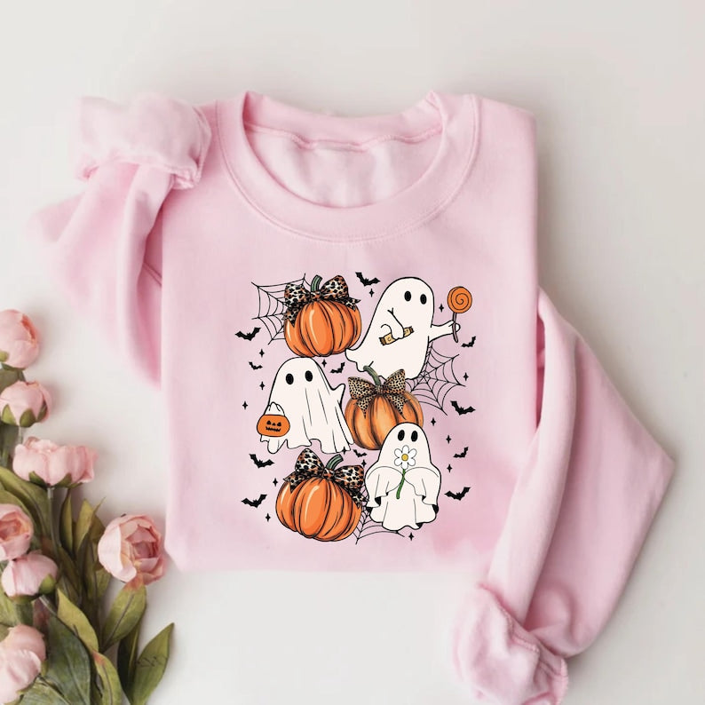 Halloween Coquette Bow Sweatshirt