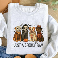 Just a Spooky Paw Sweatshirt