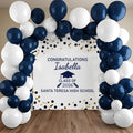 Personalized Graduation Wall Decal, Custom Name Grad Vinyl Sticker, Congrats Grad Decal for Balloon Arch, Class of 2026 Party Backdrop Decor