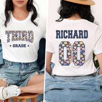 Custom Third Grade Team Shirt Short Sleeve T-Shirt, Two-Sided