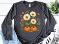 Boho Fall Floral Long Sleeve Shirt