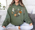 Halloween Doodles Heart Hoodie
