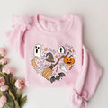 Halloween Doodles Heart Sweatshirt