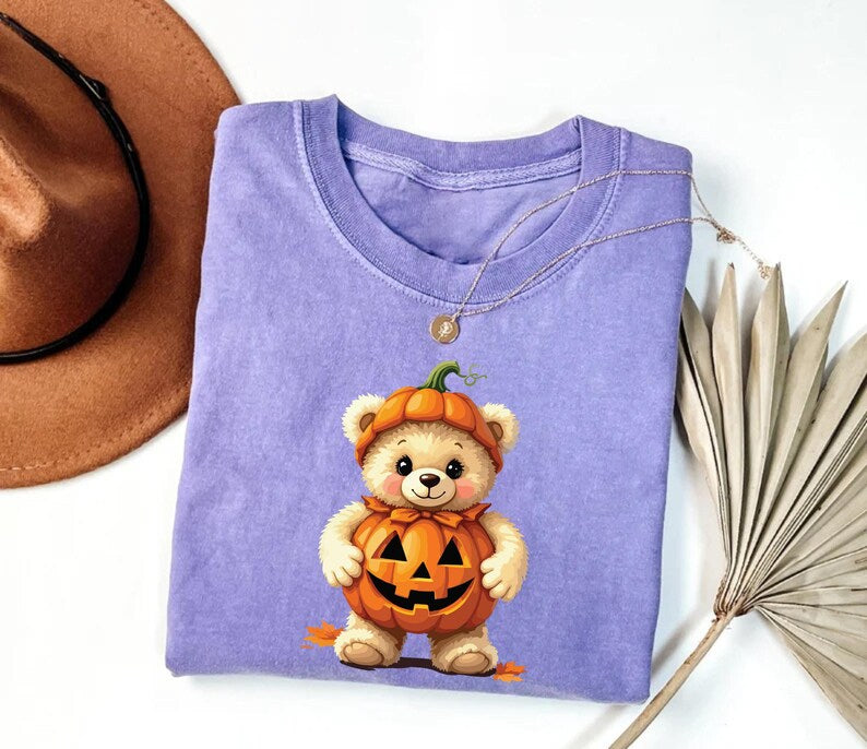 Halloween Bear Short Sleeve T-Shirt
