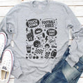 Retro Football Long Sleeve Shirt