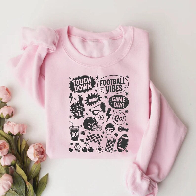 Retro Football Sweatshirt