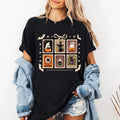 Retro Halloween Stamps Short Sleeve T-Shirt