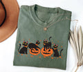 Halloween Black Cat Short Sleeve T-Shirt
