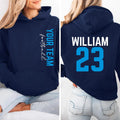 Custom Football Mom Hoodie, Two-Sided