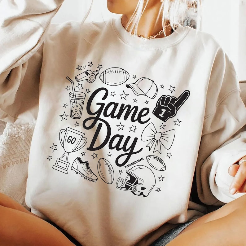 Game Day Doodle Sweatshirt