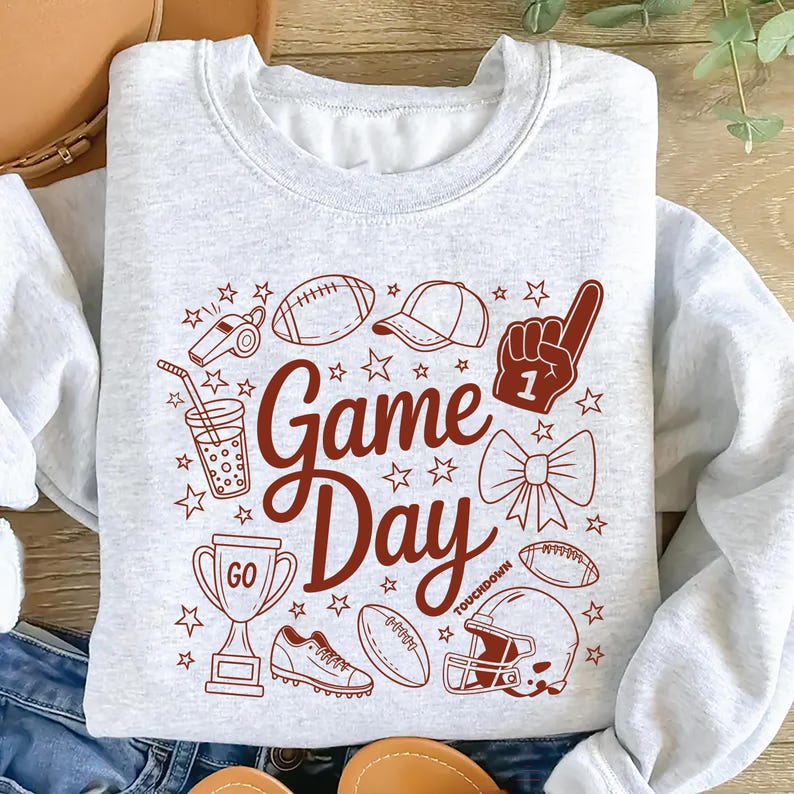 Game Day Doodle Sweatshirt