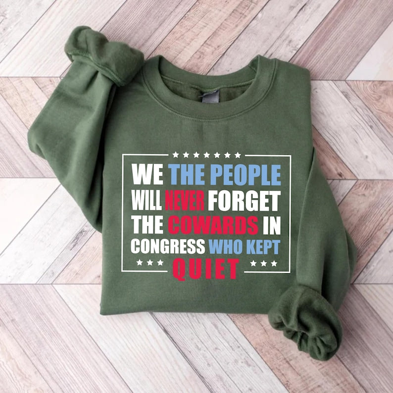 We The People Protest Sweatshirt