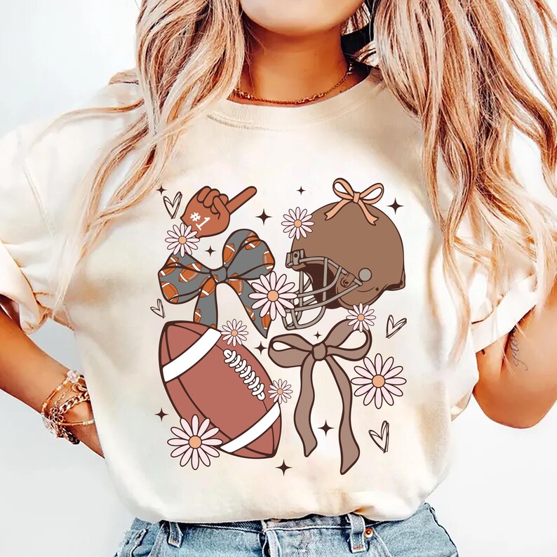 Football Coquette Short Sleeve T-Shirt