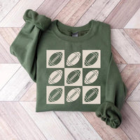 Checkered Football Sweatshirt