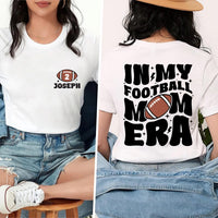 In My Football Mom Era Short Sleeve T-Shirt, Two-Sided
