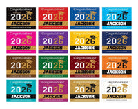 Personalized Graduation College Yard Sign 2026, College Bound Sign, Class of 2026, Custom Graduation 2026 Yard Sign with Metal H-Stake