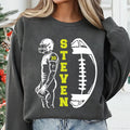 Personalized Football Sweatshirt, Matching Football Player Sweatshirt
