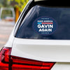 Make America Gavin Again Vinyl Sticker, Gavin Newsom For President Decal, Presidential Election, Newsom 2028, Political Sticker, 6