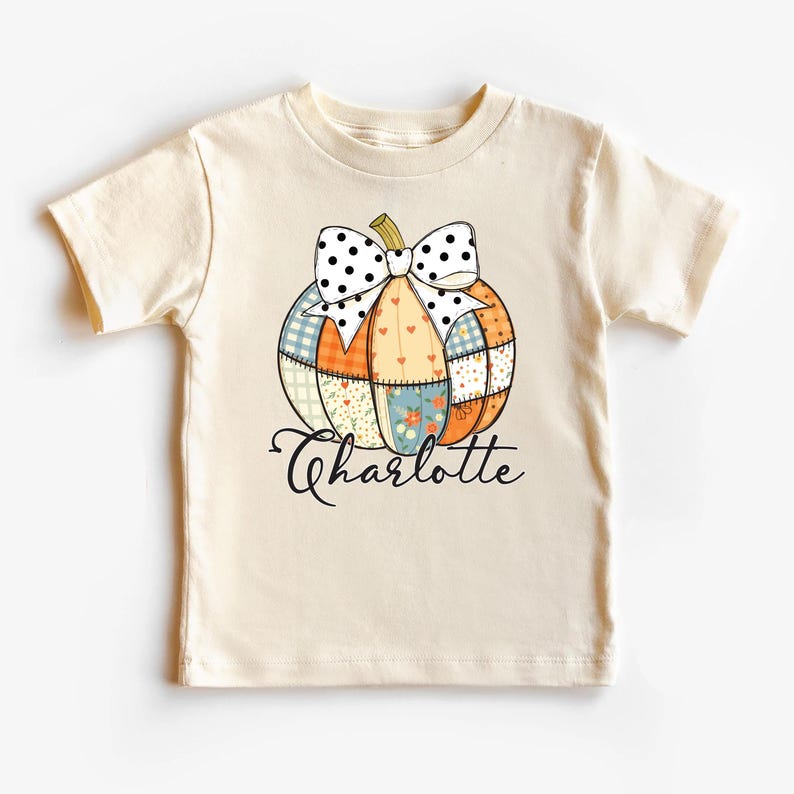 Personalized Fall Kids Name Shirt, Children Fall Name Shirt, Cute Toddler Girl Tee, Girly Fall Shirt, Autumn Clothing Shirt, Fall Gifts
