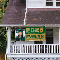 Personalized Graduation Banner 2026 With Photo, High School, College, University, Class of 2026, Graduation Vinyl Banner With Metal Grommets