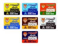 Personalized Graduation Yard Sign 2026 - Coroplast Grad Sign Class of 2026 Graduate Sign Custom Graduation 2026 Yard Sign with Metal H-Stake