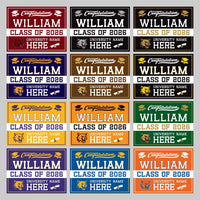 Personalized College Graduation 2026 Yard Sign, College Logo, Class of 2026, Custom Graduate School University Lawn Sign with Metal H-Stake