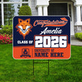 Personalized Graduation Yard Sign 2026 - Coroplast Grad Sign Class of 2026 Graduate Sign Custom Graduation 2026 Yard Sign with Metal H-Stake