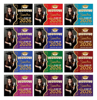 Personalized Graduation Yard Sign 2026 with Photo, 2026 Senior Grad Sign, Class of 2026, Custom Graduation 2026 Yard Sign with Metal H-Stake