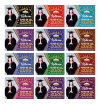 Personalized Graduation Yard Sign 2026 with Photo - Grad Sign, Class of 2026, Custom Graduation 2026 Yard Sign with Metal H-Stake