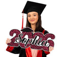 Personalized 2026 Graduation Sign, PVC Custom Name Senior Graduation Party Prop Sign, High School College University School Graduation Gift