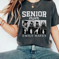 Senior 2026 Mom and Dad Shirt, Custom Face Matching Family Graduation T-Shirt