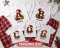 Personalized Christmas Family Shirt, Custom Name Matching Pajamas Shirt, Family Christmas Tee, Holiday Shirt, Unisex Christmas Family Gifts