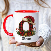 Personalized Christmas Mug, Custom Holiday Coffee Cup, Secret Santa Gift, Festive Xmas Decor, Stocking Stuffer Idea, Custom Name Mug