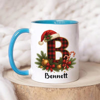 Personalized Christmas Mug, Custom Holiday Coffee Cup, Secret Santa Gift, Festive Xmas Decor, Stocking Stuffer Idea, Custom Name Mug