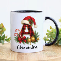 Personalized Christmas Mug, Custom Holiday Coffee Cup, Secret Santa Gift, Festive Xmas Decor, Stocking Stuffer Idea, Custom Name Mug